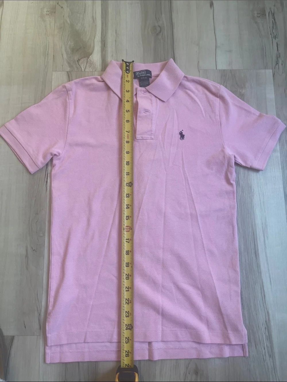 Ralph Lauren Light Pink Polo Shirt with Embroidered Pony